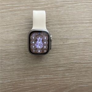 Apple Watch Ultra generation 1 Smartwatch with Cream Band